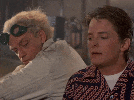 Awkward Michael J Fox GIF by Back to the Future Trilogy