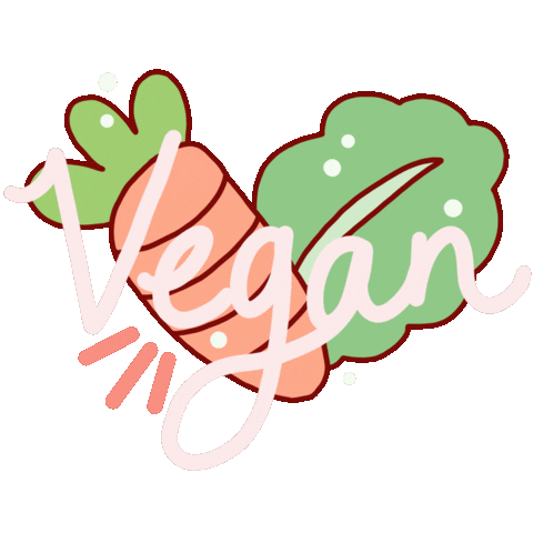 Plant Based Vegan Sticker by Caity Chilton