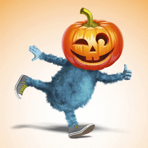 SES_marketing happy halloween kids pumpkin GIF