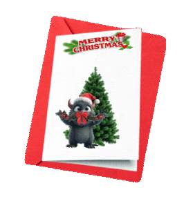 Christmas Decorating The Tree Sticker