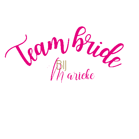 Teambride Sticker by Bij Marieke