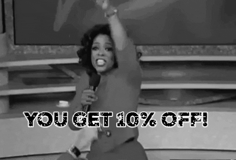 oprah discount GIF by BAWSS