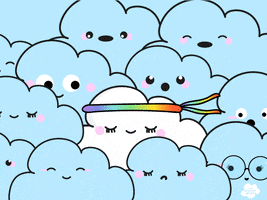Creamlovers fun illustration rainbow kawaii GIF
