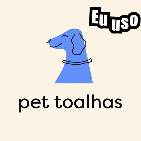 Dog Eu Uso GIF by Pet Toalhas