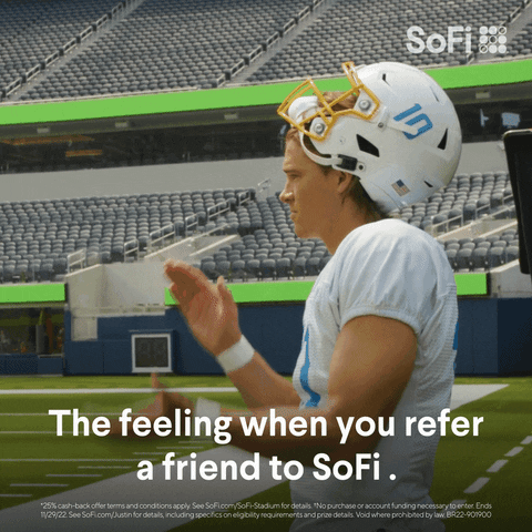 Los Angeles Chargers Nfl GIF by SoFi