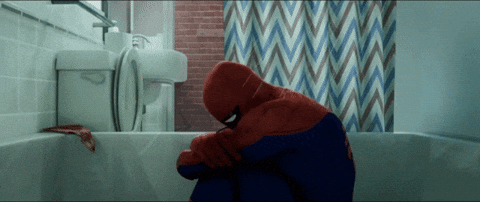 Spider Man Reaction GIF by MOODMAN - Find & Share on GIPHY