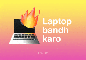 Laptop Bandh Karo GIF by GIPHY Cares