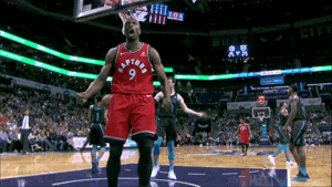 Excited Toronto Raptors GIF by NBA