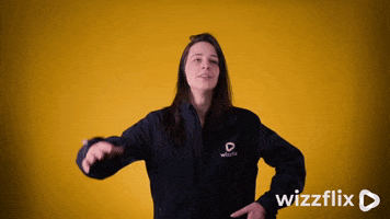 Wizzflix_ dance dancing yellow spinning GIF
