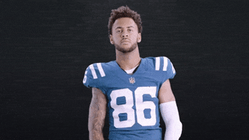 Flexing Michael Pittman GIF by Indianapolis Colts