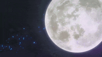 Full Moon Space GIF