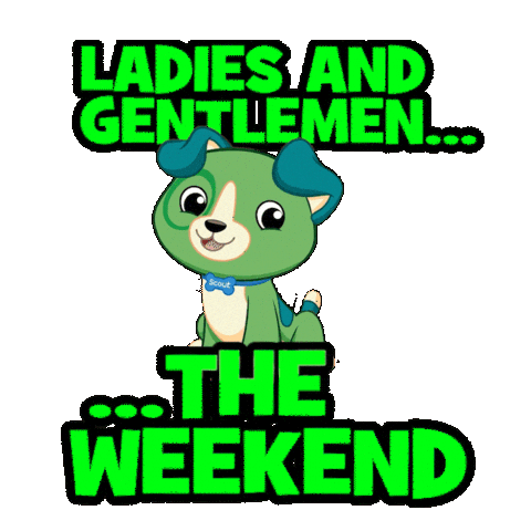 Week End Dog Sticker by VTech Toys