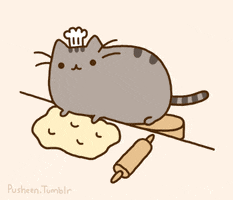 cat become GIF by Pusheen