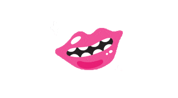 Mouth Smile Sticker by Gina Finehart