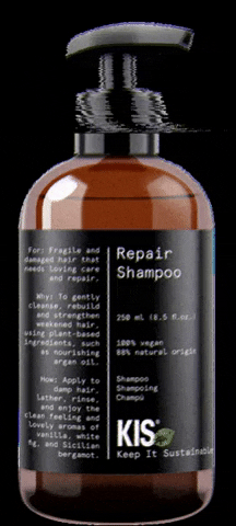 KIShaircare hair kis kis haircare repair shampoo GIF