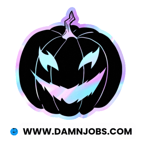Halloween Sticker Sticker by Damnjobs