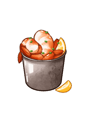 Mj Shrimp Sticker