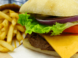 burger fries GIF by Shaking Food GIFs