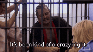 Parks And Recreation Jail GIF by PeacockTV