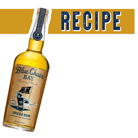 Spiced Rum Recipe Sticker by Blue Chair Bay Rum