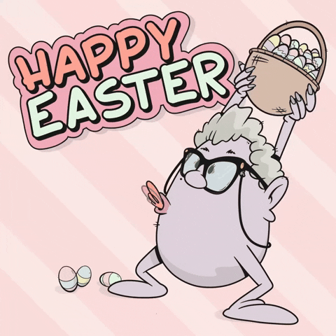 Easter Bunny GIF by GIPHY Studios 2023