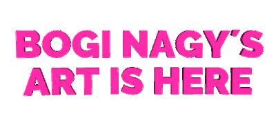 Bogi Nagys Art Is Here Sticker