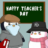Learn Back To School GIF by Pudgy Penguins