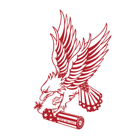 4Th Of July Sticker by Taylor Reeve
