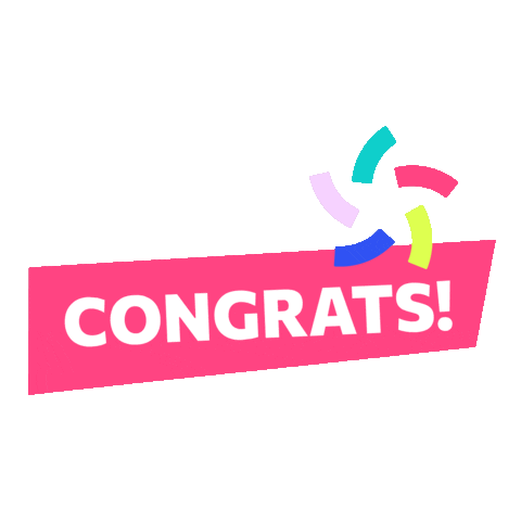 Congrats Celebrating Sticker by Starfan.gr