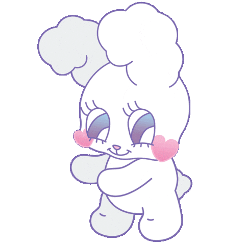 Skincare Bunny Sticker by HIKOCO