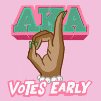 Vote Early Greek Life GIF by Creative Courage