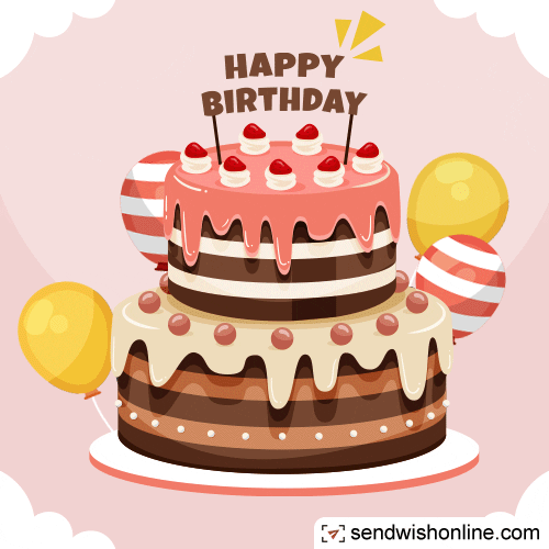Happy Birthday GIF by sendwishonline.com