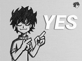 Drawing Yes GIF