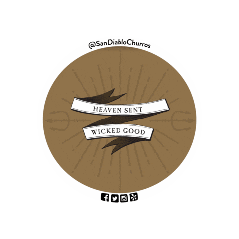 San Diablo Churros Sticker