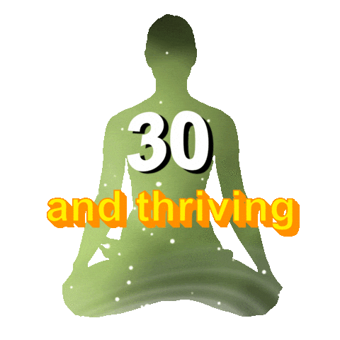 Meditation Thriving Sticker By Sealed With A GIF