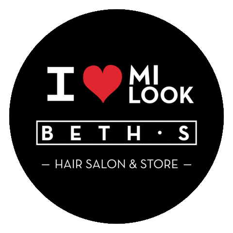 Bethshair Looksbeths Sticker by BETH'S HAIR SALON AND STORE