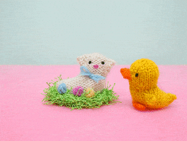 Easter Hello GIF by Mochimochiland