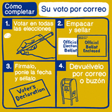 How to complete your mail in ballot Spanish text