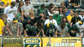 Oakland Athletics Reaction GIF by MLB