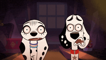 Shocked Dog GIF