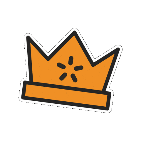 Orange Kroon Sticker by Steven Boot