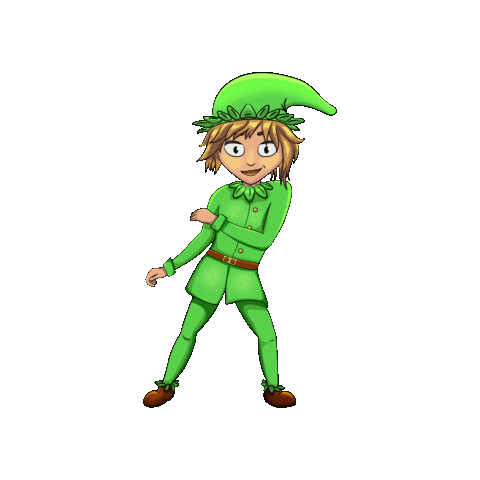 Tizzy The Elf Sticker