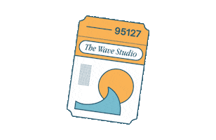 Mood Graphics Sticker by The Wave Studio