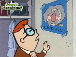 Albert Einstein Dexter GIF by Cartoon Network