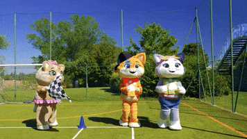 Tokyo Olympics Running GIF by 44 Cats