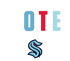 Voting Ice Hockey Sticker by Seattle Kraken