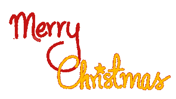 Merry Christmas Happy Holidays Sticker