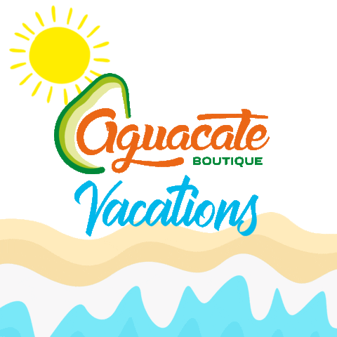 Summer Beach Sticker by Aguacate Boutique