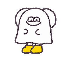 Ghost Smile Sticker