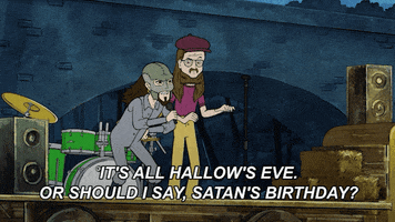 blesstheharts funny tv cartoon halloween GIF